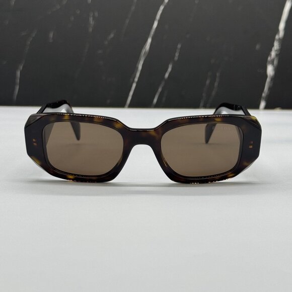 NEW PRADA PR17WS 2AU8C1 WOMEN HAVANA EYEWEAR SPR 17W 2AU8C1 SUNGLASSES - Picture 4 of 11